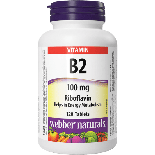 B2 Riboflavin  100 mg  120 Tablets, image-hi-res