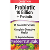 Probiotic + Prebiotic  10 Billion  90 Vegetarian Capsules, image-hi-res