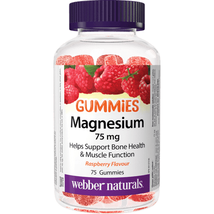 Magnesium Gummies  75 mg  75 Gummies Raspberry, image-hi-res