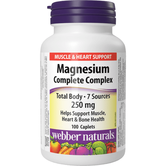 Magnesium Complete Complex  250 mg  100 Caplets, image-hi-res