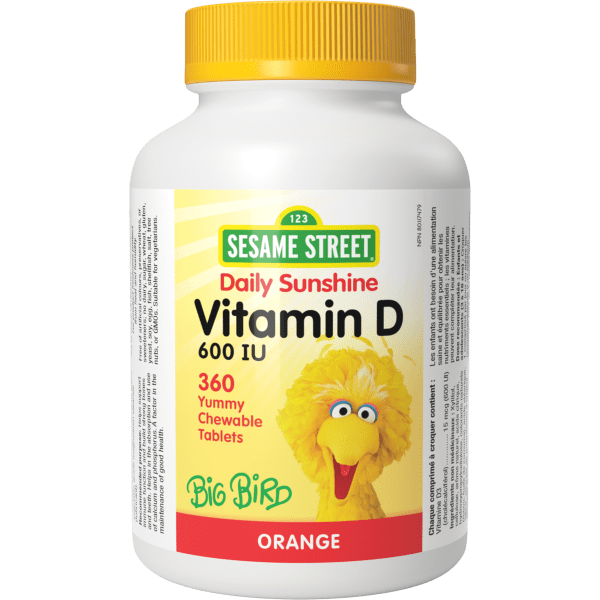 Vitamin D3  600 IU  360 Chewable Tablets Orange, image-hi-res
