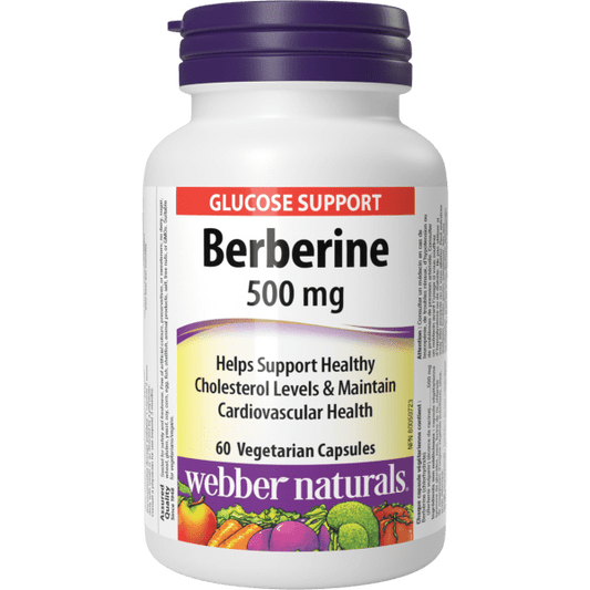 Berberine  500 mg  60 Vegetarian Capsules, image-hi-res