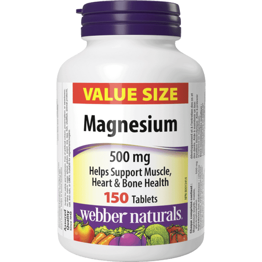 Magnesium  500 mg  150 Tablets, image-hi-res