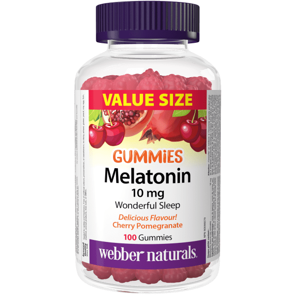 Melatonin Gummies  10 mg  100 Gummies Cherry Pomegranate, image-hi-res
