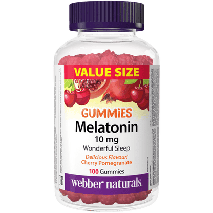 Melatonin Gummies  10 mg  100 Gummies Cherry Pomegranate, image-hi-res