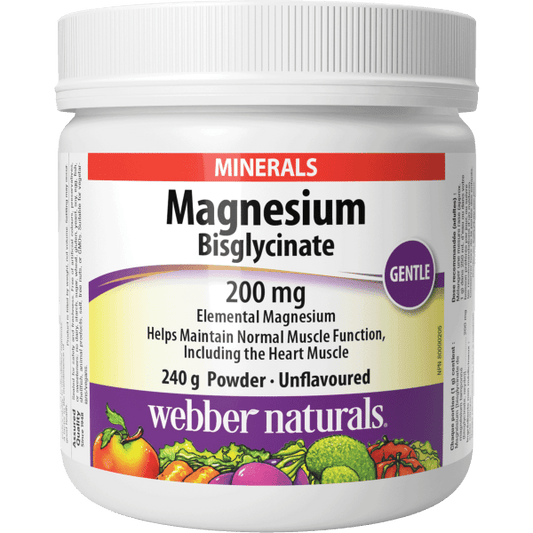 Magnesium Bisglycinate  200 mg  240 g Powder Unflavoured, image-hi-res