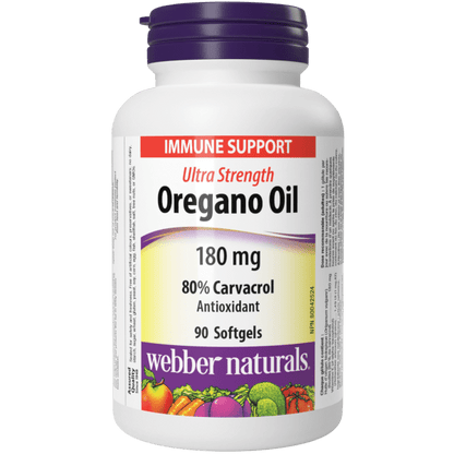 Oregano Oil Ultra Strength  180 mg  90 Softgels, image-hi-res
