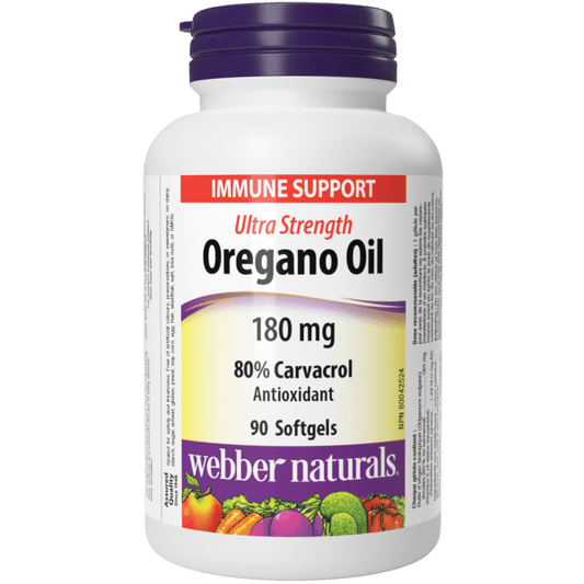 Oregano Oil Ultra Strength  180 mg  90 Softgels, image-hi-res