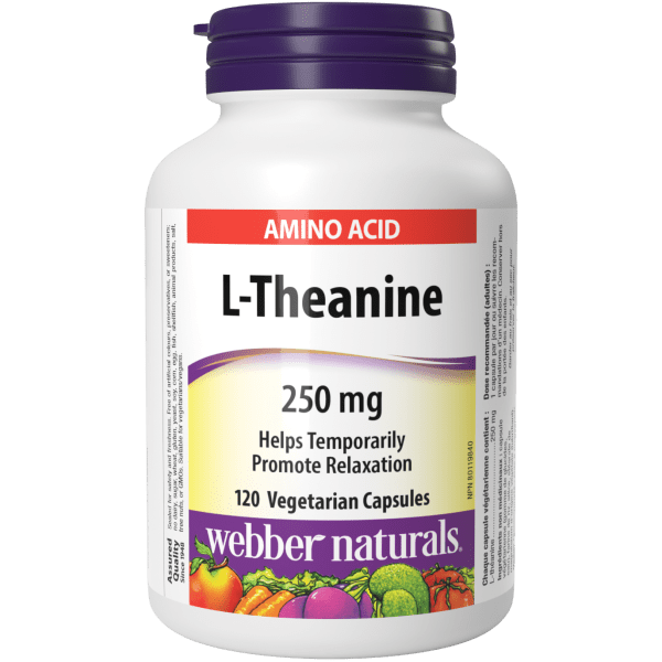 L-Theanine 250 mg Vegetarian Capsules