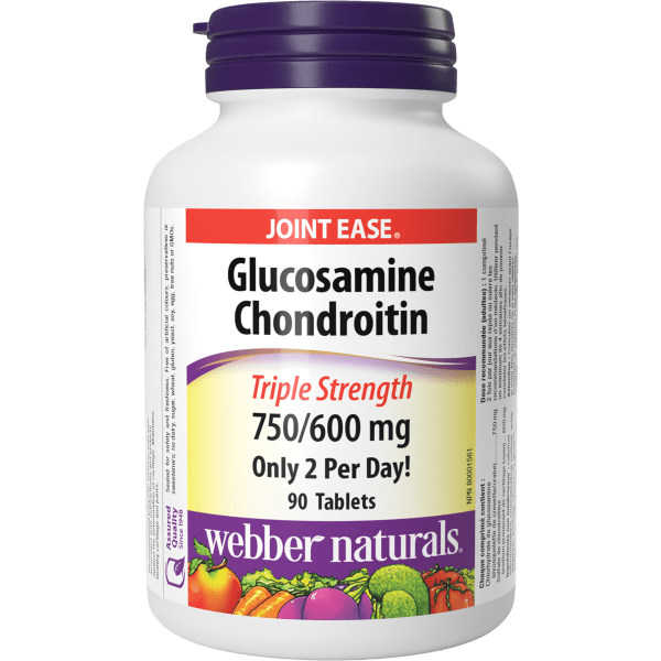Glucosamine Chondroitin Triple Strength  750/600 mg  90 Tablets, image-hi-res