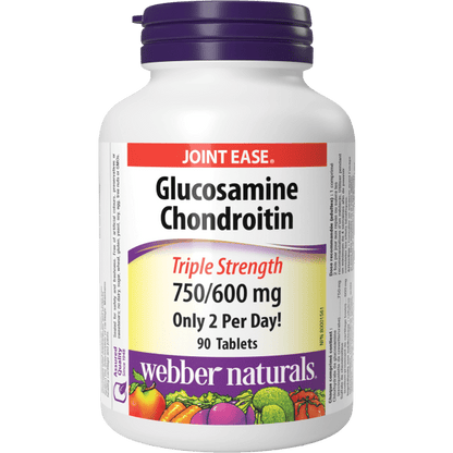 Glucosamine Chondroitin Triple Strength  750/600 mg  90 Tablets, image-hi-res