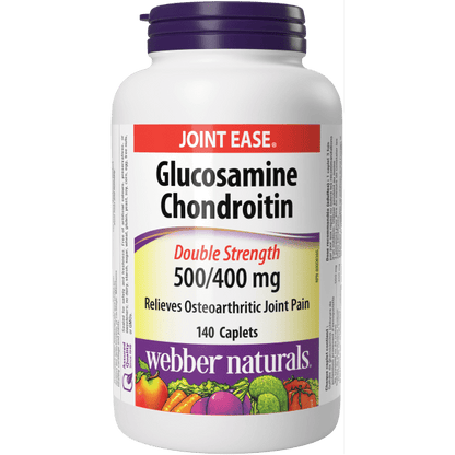 Glucosamine Chondroitin Double Strength  500/400 mg  140 Caplets, image-hi-res