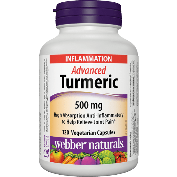 Advanced Absorption Turmeric  500 mg  120 Vegetarian Capsules, image-hi-res
