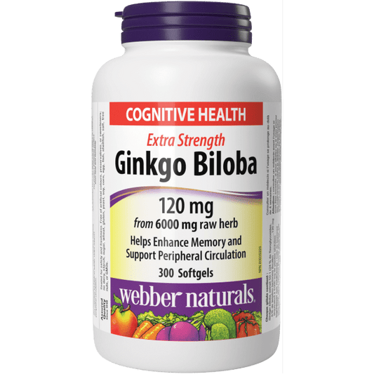 Ginkgo Biloba Extra Strength  120 mg  300 Softgels, image-hi-res