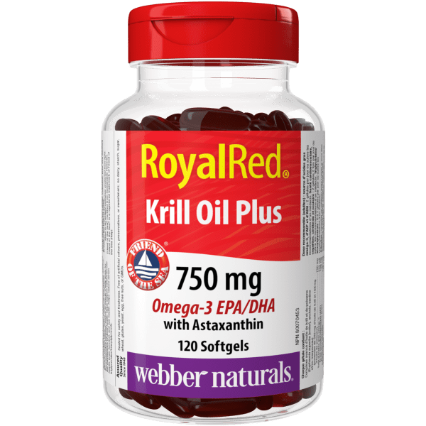 Krill Oil Plus with Astaxanthin  750 mg  120 Softgels, image-hi-res