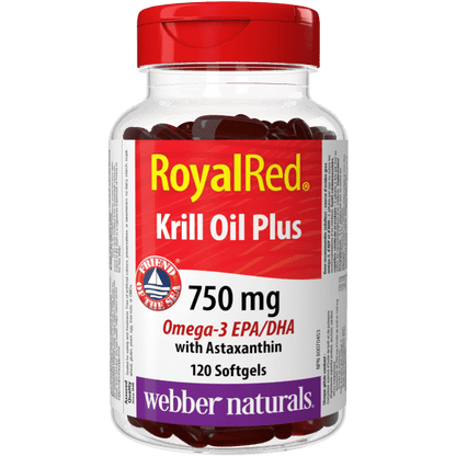 Krill Oil Plus with Astaxanthin  750 mg  120 Softgels, image-hi-res