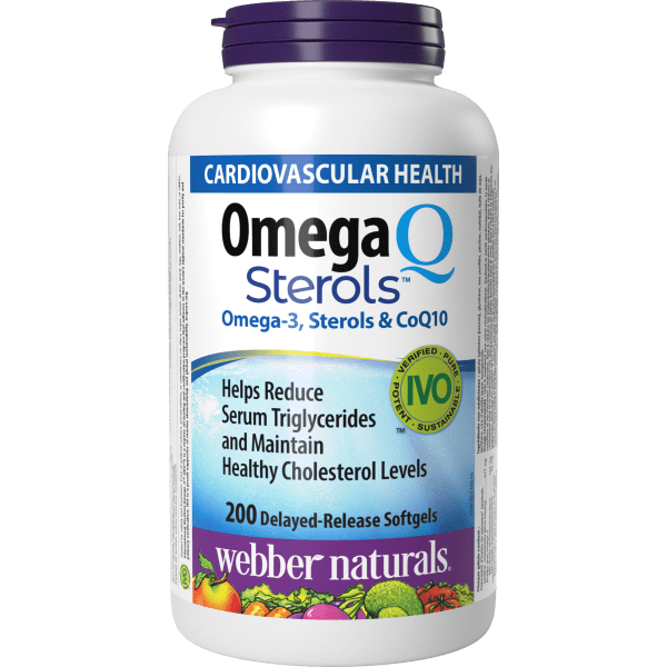 OmegaQ Sterols™ Omega-3, Sterols & CoQ10   200 Softgels, image-hi-res