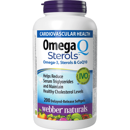 OmegaQ Sterols™ Omega-3, Sterols & CoQ10   200 Softgels, image-hi-res