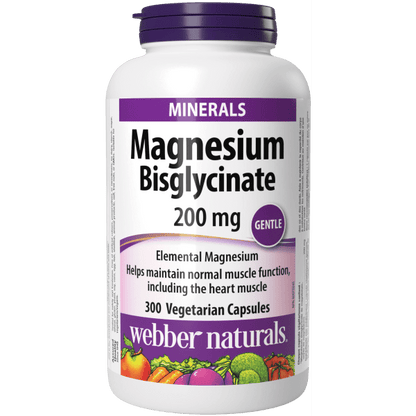 Magnesium Bisglycinate  200 mg  300 Vegetarian Capsules, image-hi-res