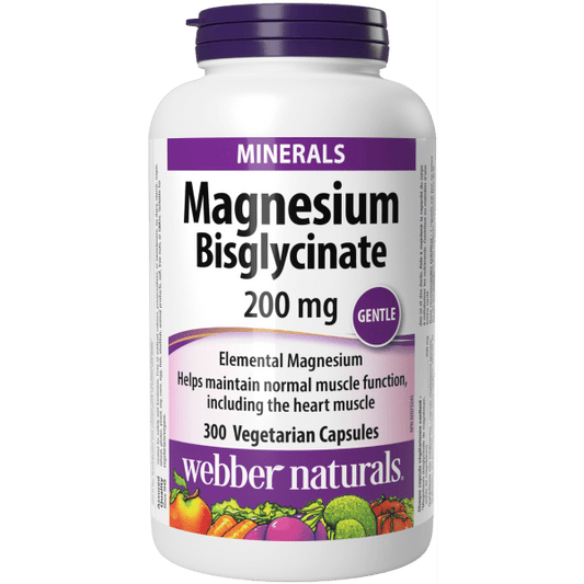Magnesium Bisglycinate  200 mg  300 Vegetarian Capsules, image-hi-res