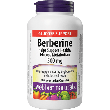 Berberine  500 mg  180 Vegetarian Capsules, image-hi-res