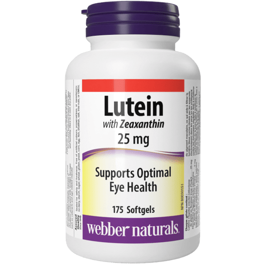 Lutein with Zeaxanthin  25 mg  175 Softgels, image-hi-res
