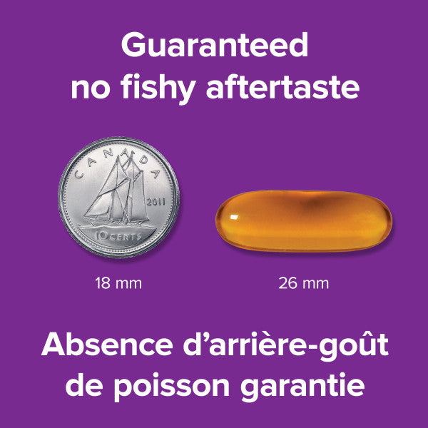 specifications-Huile de saumon sauvage d'Alaska 200 mg AEP/ADH for Webber Naturals