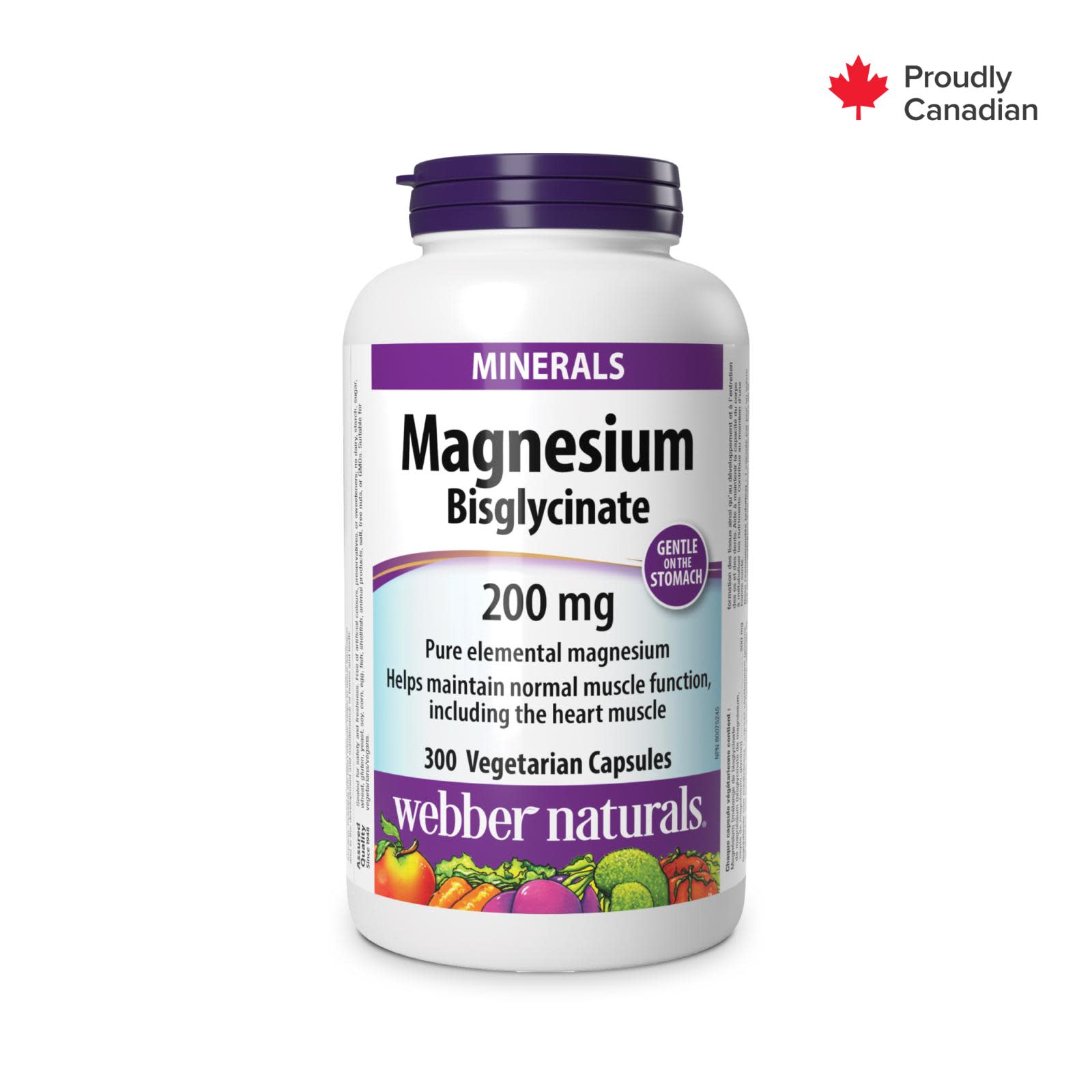 Bisglycinate de magnésium 200 mg for Webber Naturals|v|hi-res|WN5289