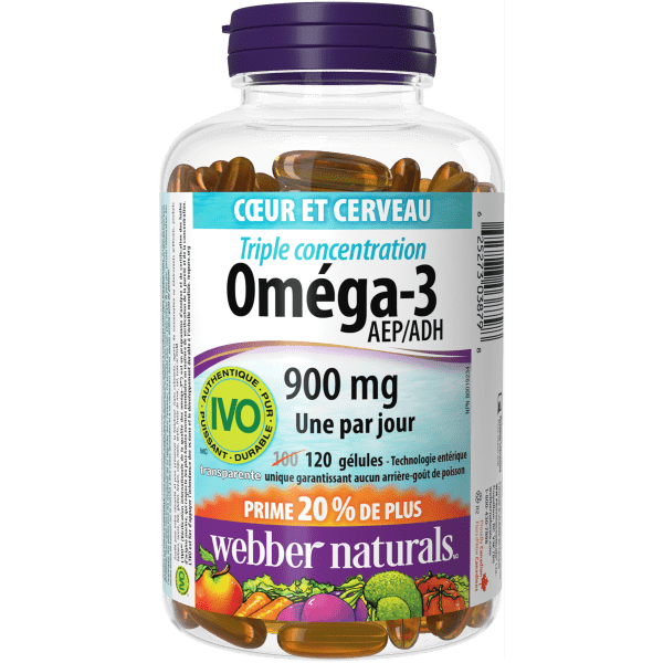 Triple Concentration Oméga-3 900 mg AEP/ADH for Webber Naturals|v|hi-res|WN3879