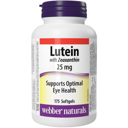 Lutein with Zeaxanthin 25 mg Softgels for Webber Naturals|v|hi-res|WN5556