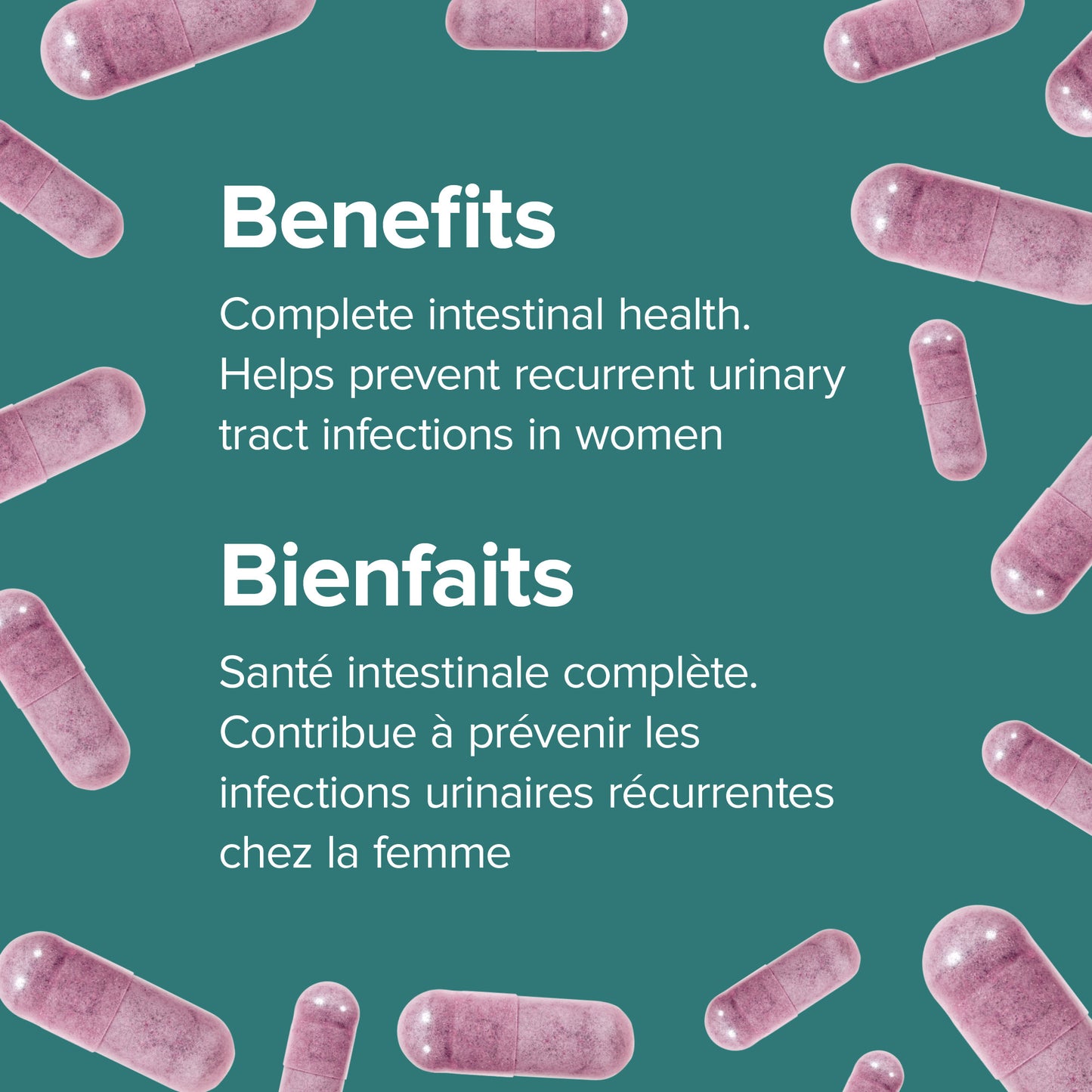 specifications-Probiotique 5 milliards avec 200 mg de canneberge for Webber Naturals