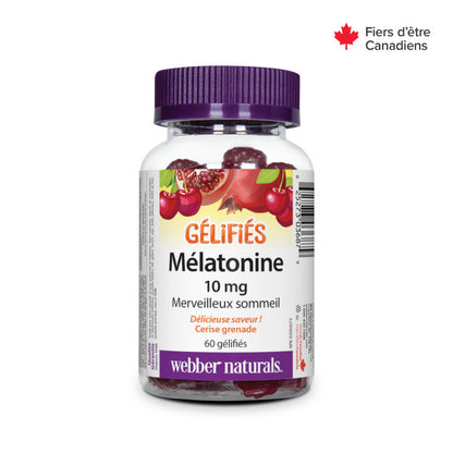 Melatonin 10 mg Cherry Pomegranate for Webber Naturals|v|hi-res|WN3687