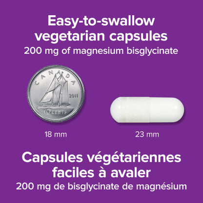 specifications-Magnesium Bisglycinate 200 mg for Webber NaturalsWN5289