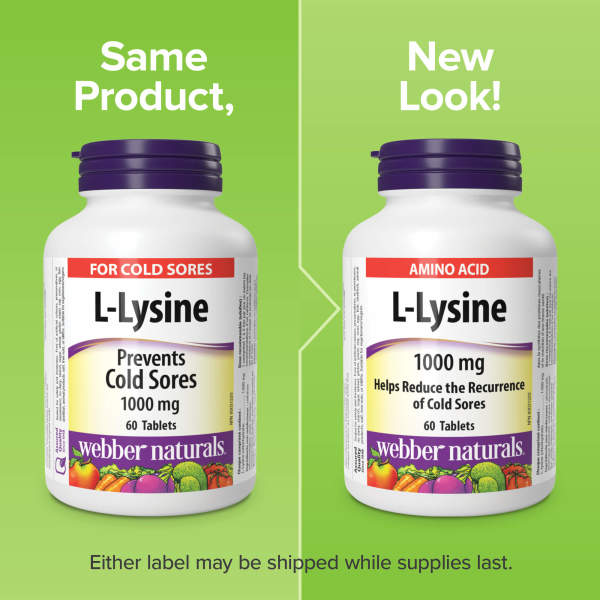 L-Lysine 1000 mg for Webber Naturals|v|hi-res|WN3233