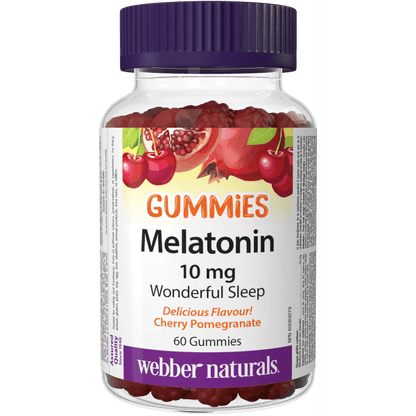 Melatonin 10 mg Cherry Pomegranate for Webber Naturals|v|hi-res|WN3687