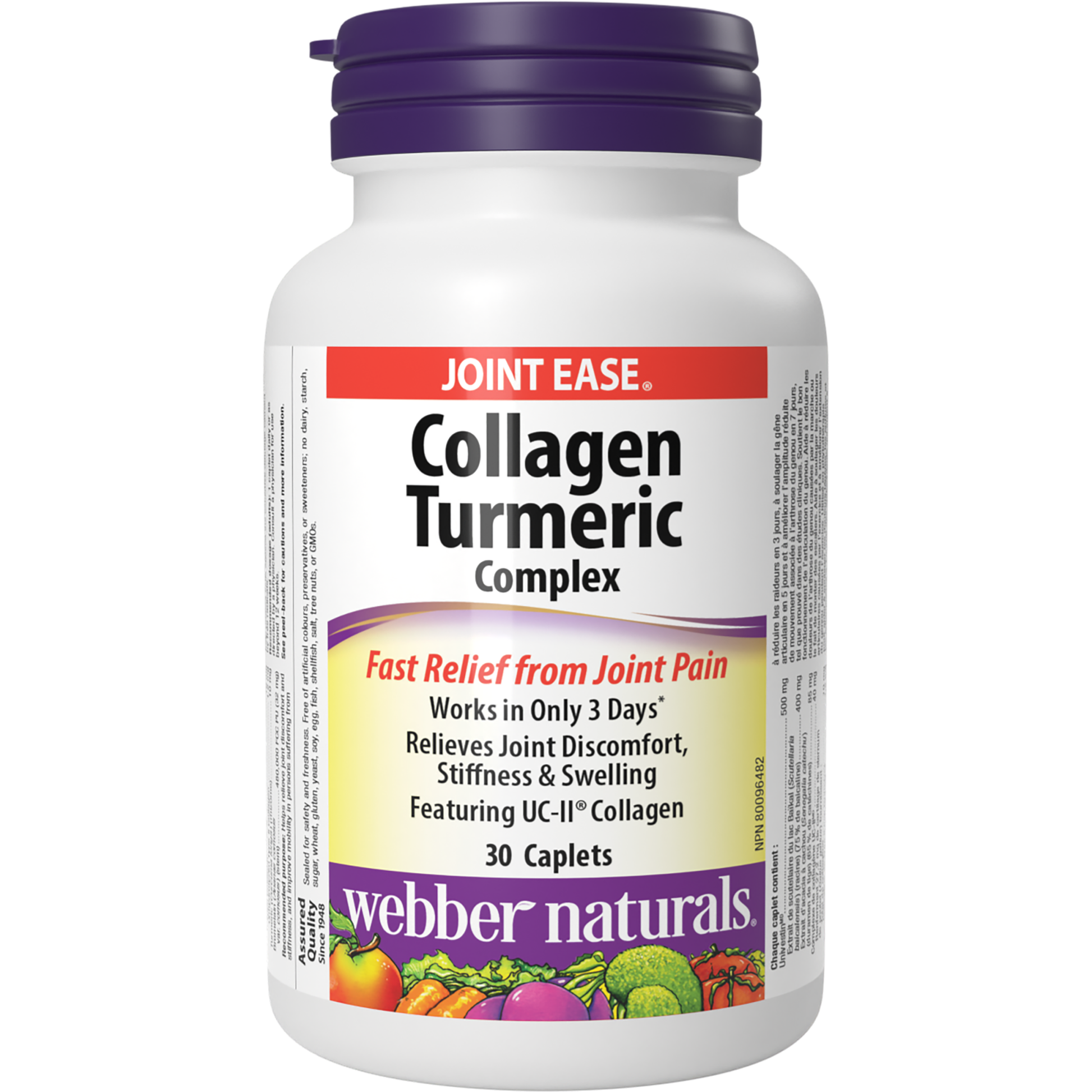 Collagen Turmeric Complex Joint Ease® for Webber Naturals|v|hi-res|WN3660