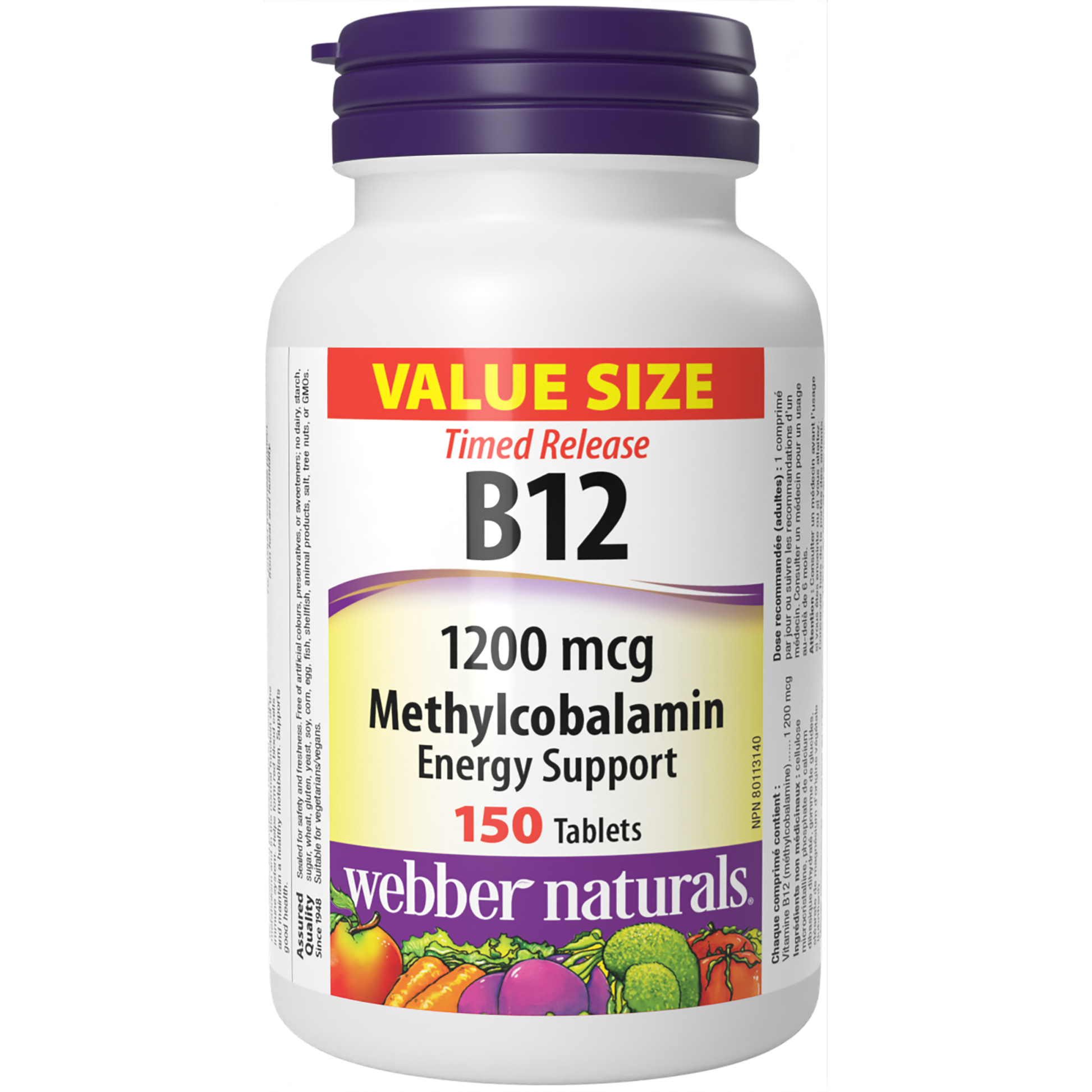 Timed-Release Vitamin B12 for Webber Naturals|v|hi-res|WN3924