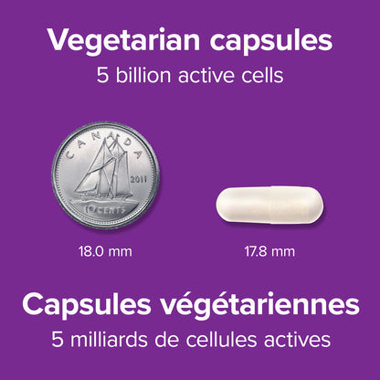 specifications-Probiotic 5 Billion 5 Probiotic Strains for Webber NaturalsWN3214