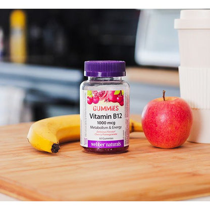 Vitamin B12 1000 mcg Cherry Pomegranate for Webber Naturals|v|hi-res|WN3685