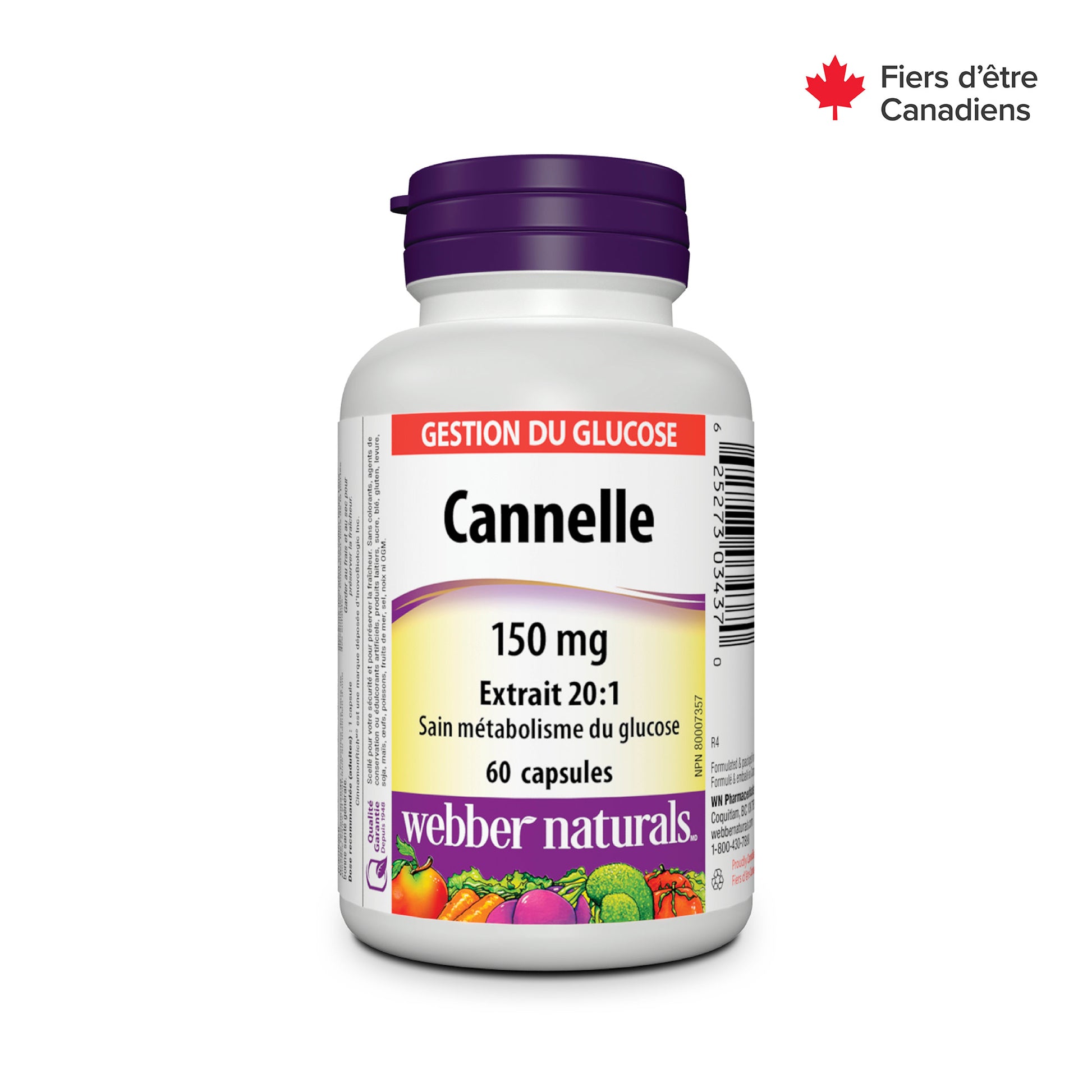 Cinnamon 150 mg for Webber Naturals|v|hi-res|WN3437