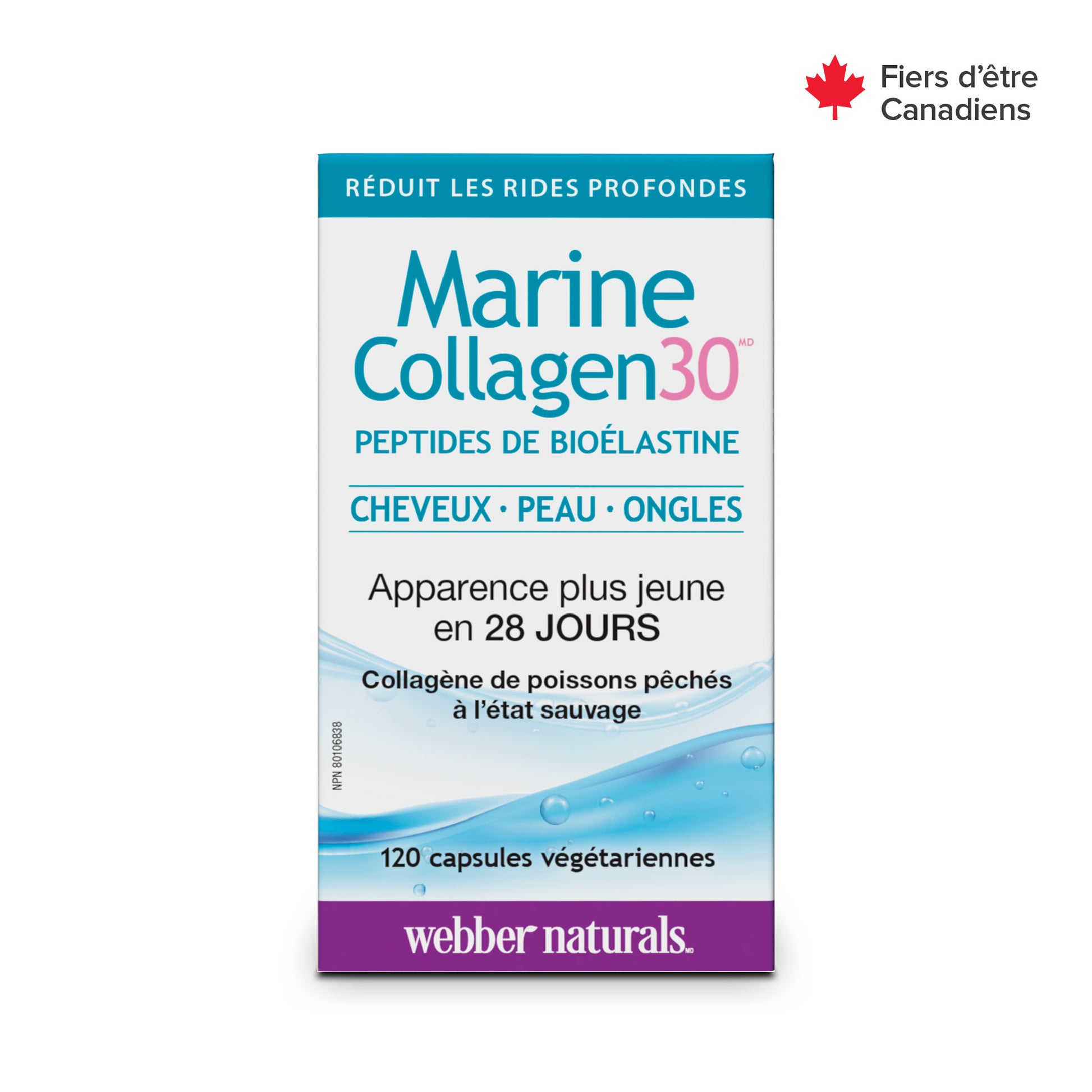 Marine Collagen30(MD) peptides de bioélastine for Webber Naturals|v|hi-res|WN3657