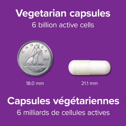 specifications-Acidophilus Bifidus with FOS 6 Billion Active Cells for Webber NaturalsWN5007