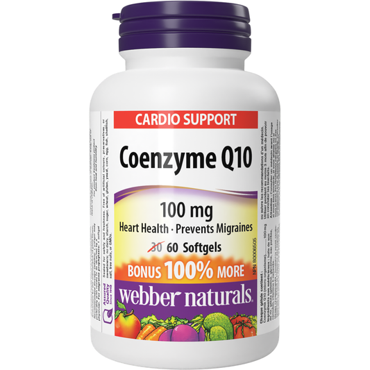 Coenzyme Q10 100 mg for Webber Naturals|v|hi-res|WN3855