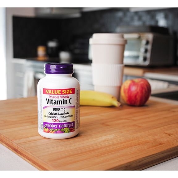 Vitamin C Calcium Ascorbate Stomach Friendly 1000 mg for Webber Naturals|v|hi-res|WN3275