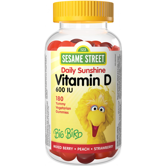 Vitamin D3 600 IU Mixed Berry • Peach • Strawberry for Sesame Street®|v|hi-res|WN3081