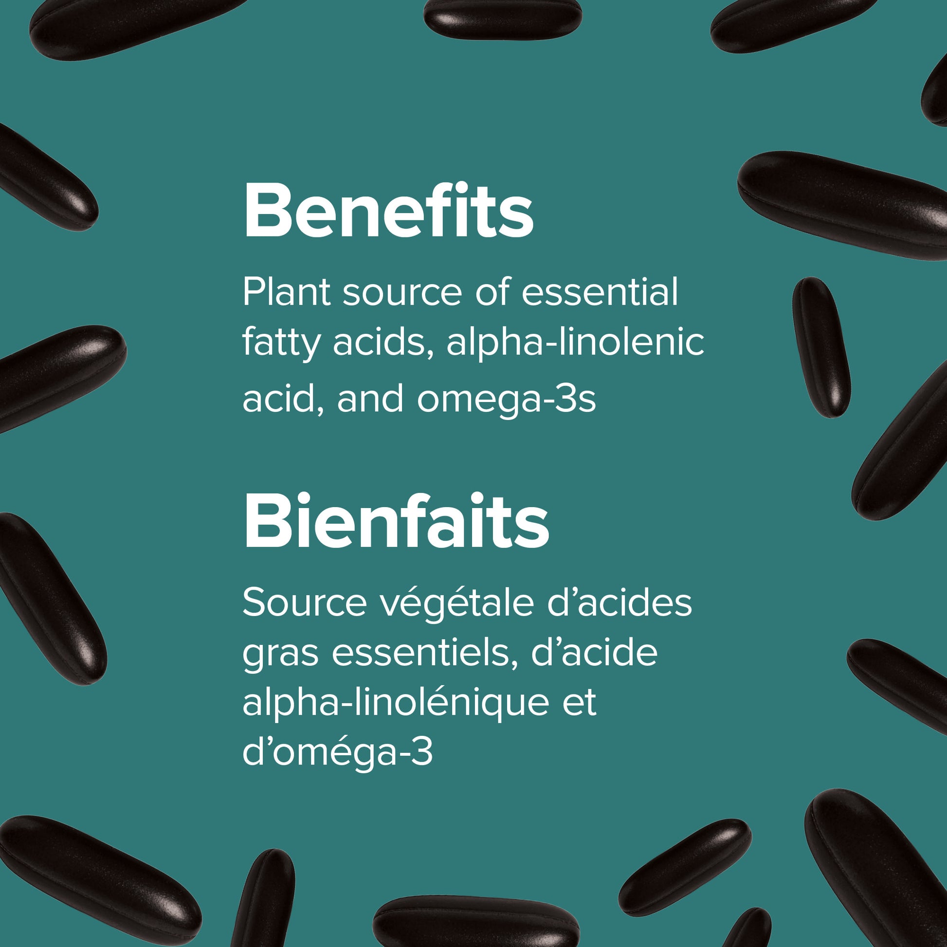 Capsules (gélules) d'huile de lin bio: bienfaits et posologie