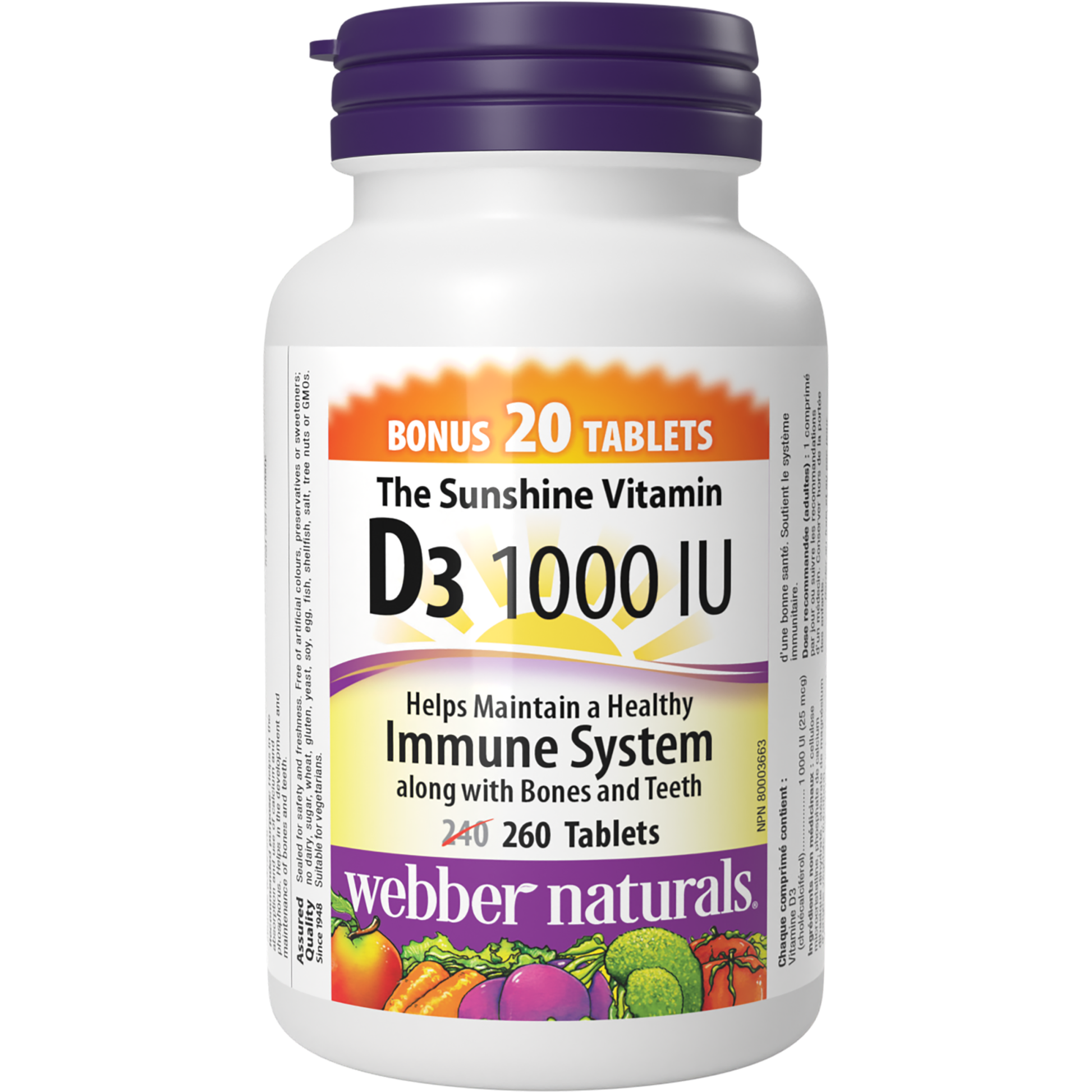 D3 1000 IU for Webber Naturals|v|hi-res|WN3806
