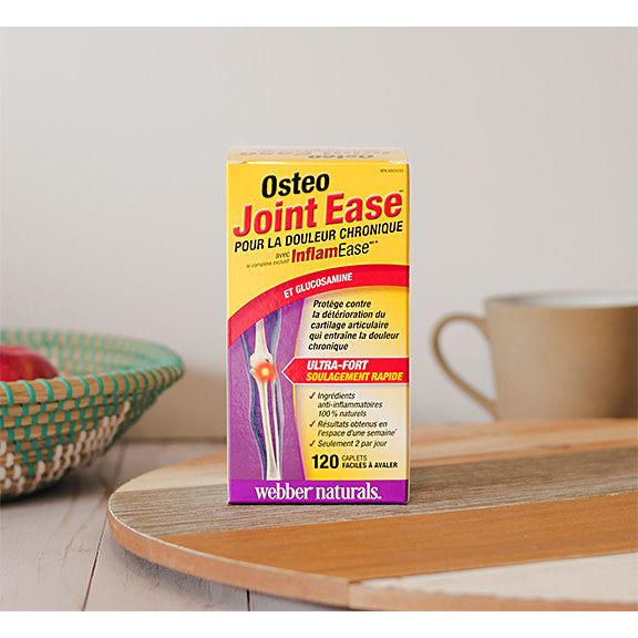 specifications-Osteo Joint Ease avec InflamEase et Glucosamine for Webber Naturals