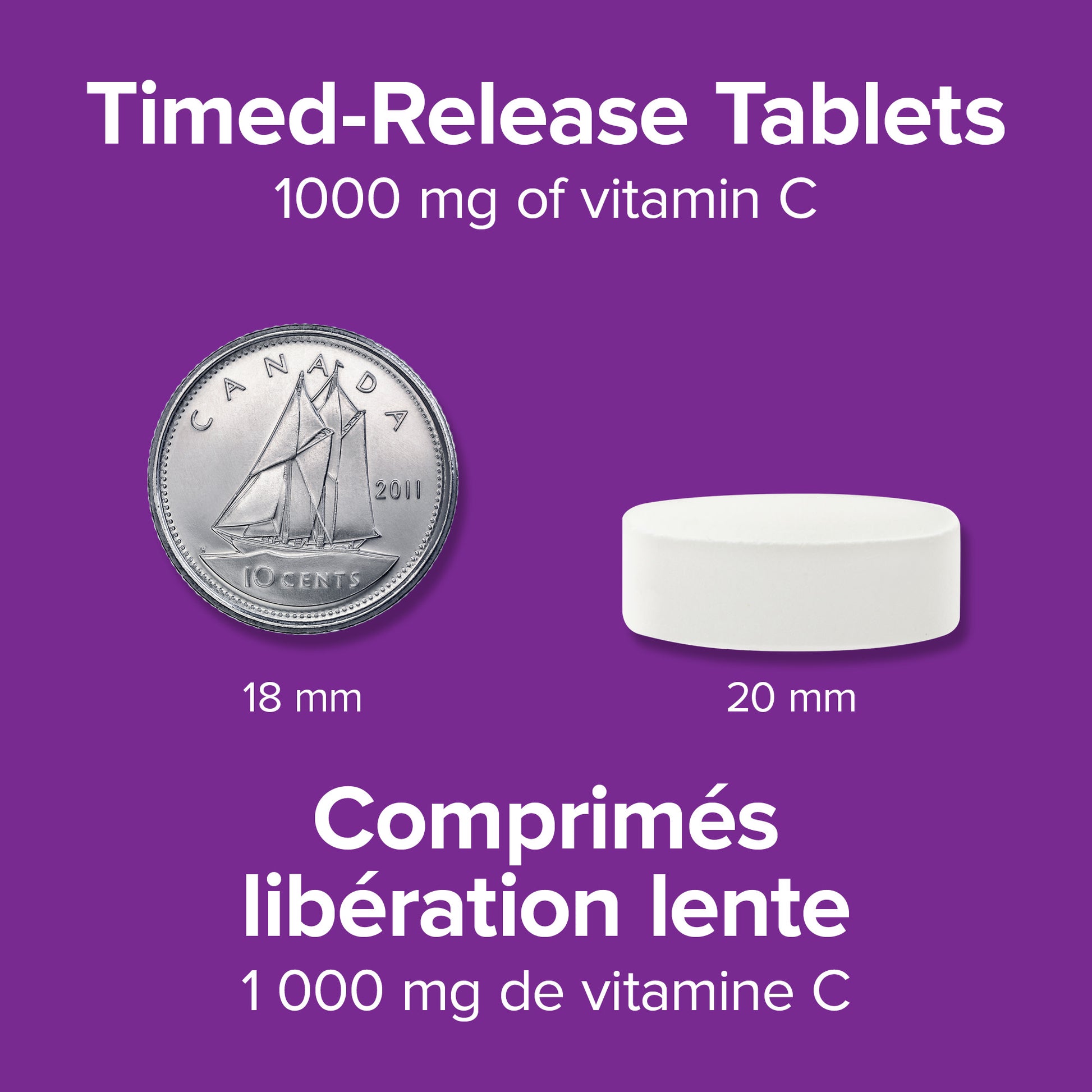 specifications-Vitamine C Libération lente for Webber Naturals