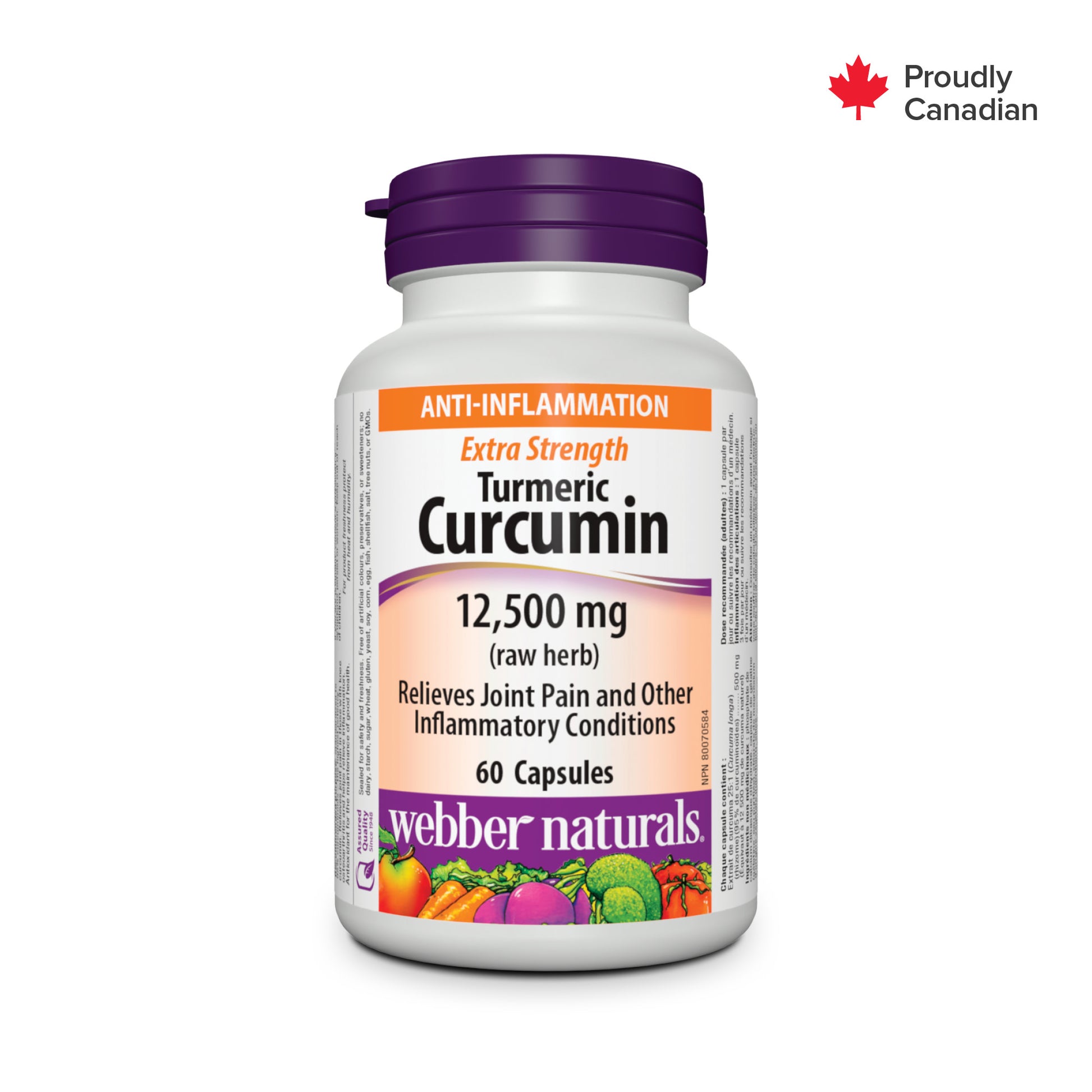 Curcumine de curcuma Extra-fort 12,500 mg for Webber Naturals|v|hi-res|WN3543